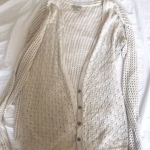 Lucky brand cream cardigan